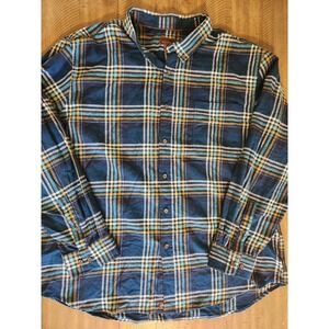 Vintage 90s Northwest Territory Plaid Flannel‎ Button Up Shirt Grunge Men's 3XL